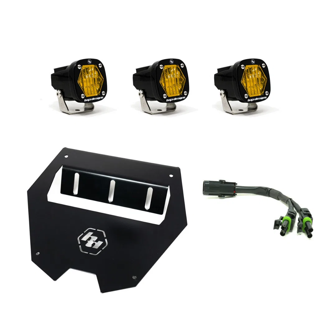 448099 – BAJA DESIGN Driving/ Fog Light, LED Bulb 2.1 Inch Square 19.5 Watt/ 1.42 Amp Wide Cornering Beam 2320 Lumens...